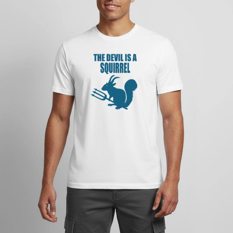 The devil is a squirrel, Devil Squirrel Men's Breathable T-Shirt