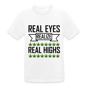 Weed - Men's Breathable T-Shirt - white - Front - AI Model Male 185 dark (185cm)