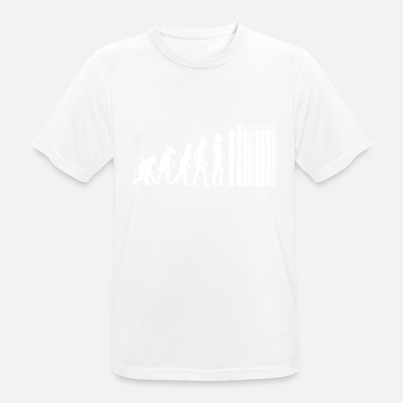 Conception unique d'évolution pour les - T-shirt respirant Homme - blanc