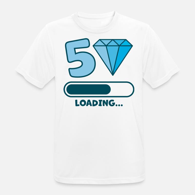 50th Birthday Loading Loading Beam - Men's Breathable T-Shirt - white