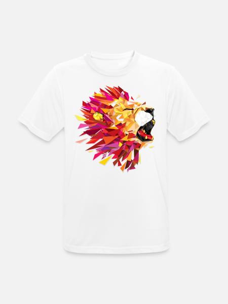 roaring Lion - Men's Breathable T-Shirt - white