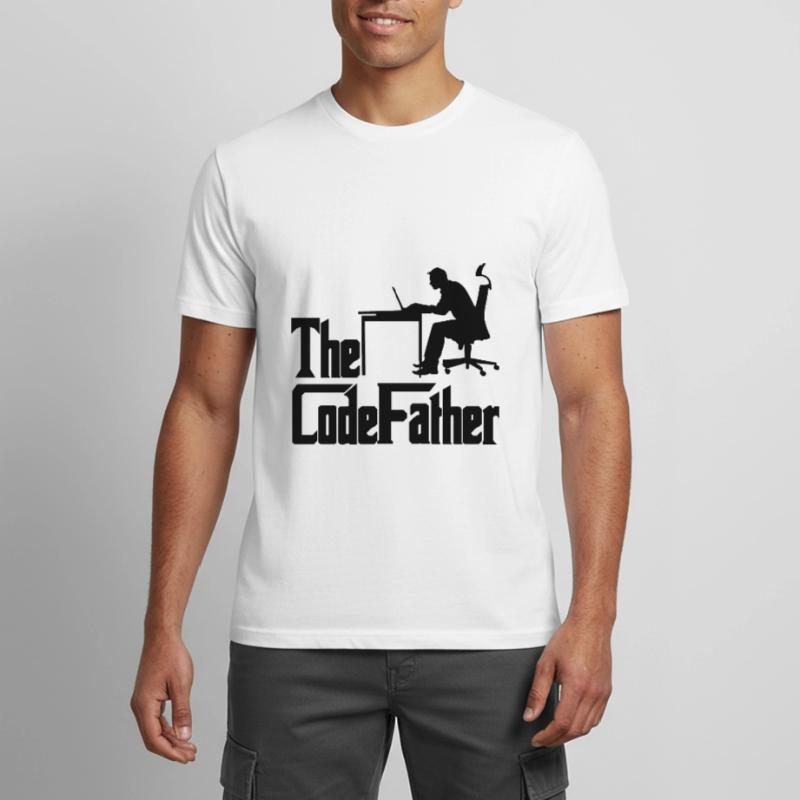 The Codefather Programmer Coder Developer Software Männer T-Shirt atmungsaktiv