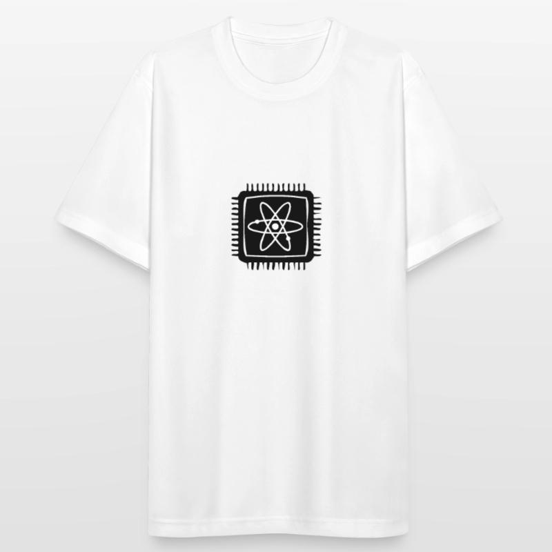 Quantencomputer Quanten Computer Physik Atom Chip Männer T-Shirt atmungsaktiv