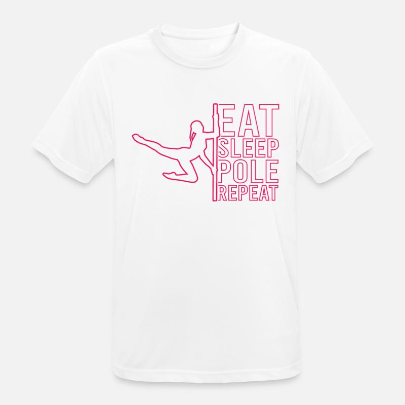 Pole Dance Dancer, Pole Dance, Pole Dancing - Men's Breathable T-Shirt - white