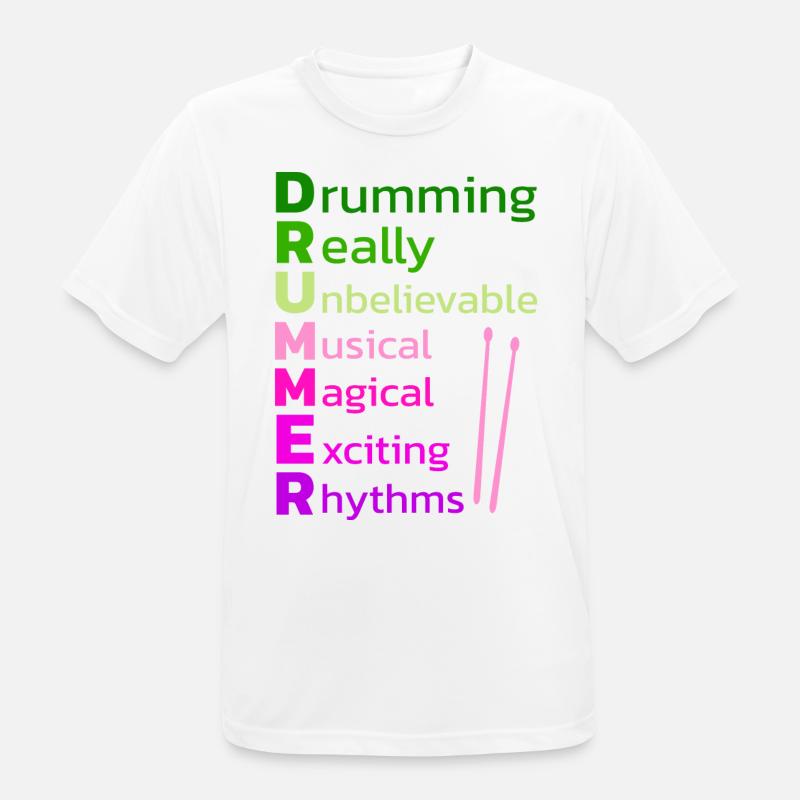 Drummers Drummers Drummers Drummers - Men's Breathable T-Shirt - white