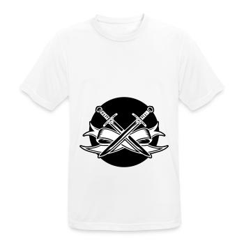 Sword Symbol - Men's Breathable T-Shirt - white - Front - AI Model Male 185 dark (185cm)
