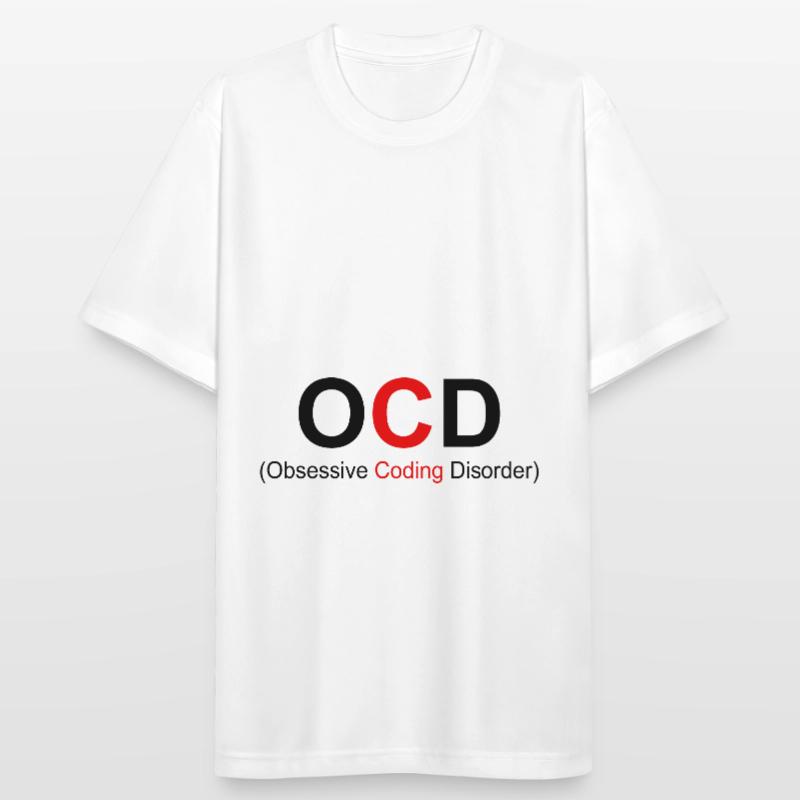 OCD Obsessive Coding Dissorder Programming Program Männer T-Shirt atmungsaktiv