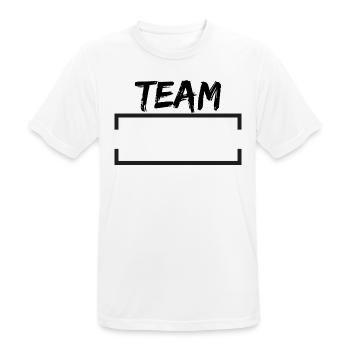 Team Motif Gift Idea - Men's Breathable T-Shirt - white - Front - AI Model Male 185 dark (185cm)