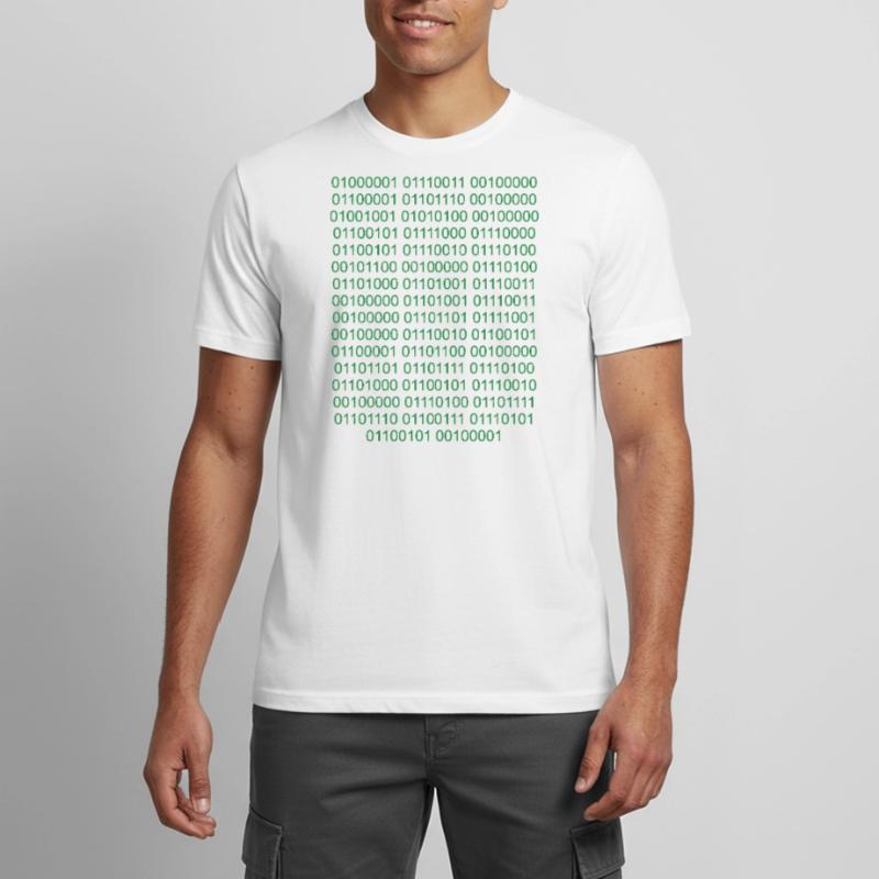 Binaire Code informatique Computer Nerd T-shirt respirant Homme