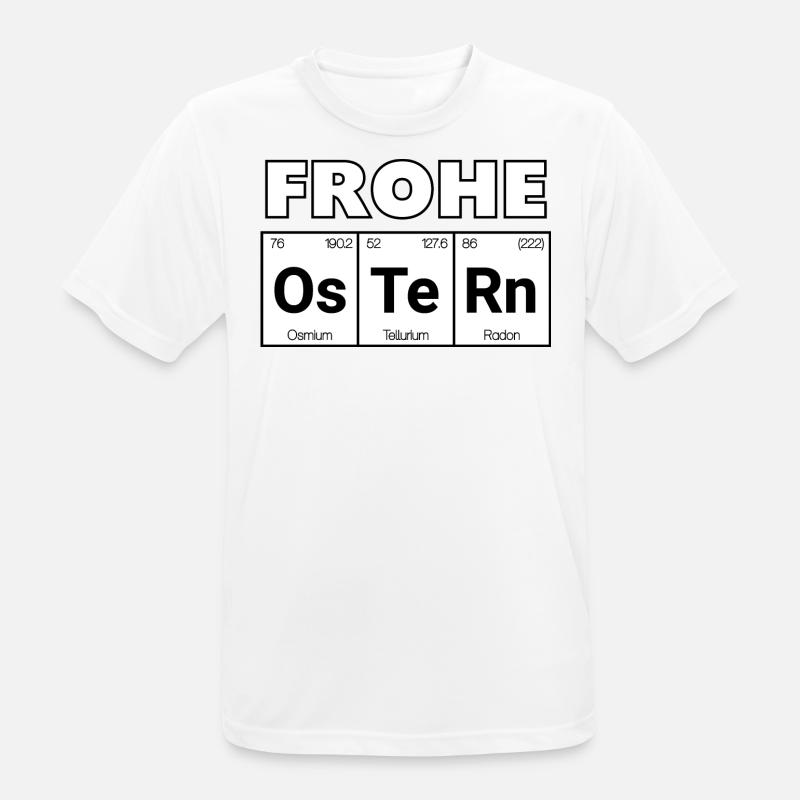 Ostern Elemente - Männer T-Shirt atmungsaktiv - Weiß