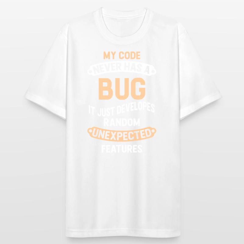 Programmierer - My Code Never Has A Bug Männer T-Shirt atmungsaktiv