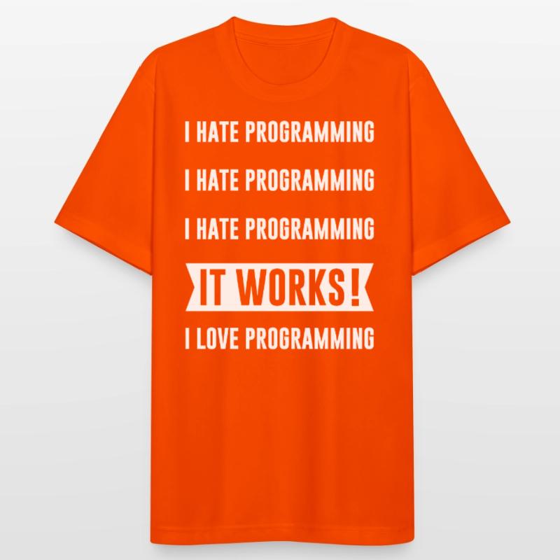 Programmer - I HATE PROGRAMMING Men's Breathable T-Shirt