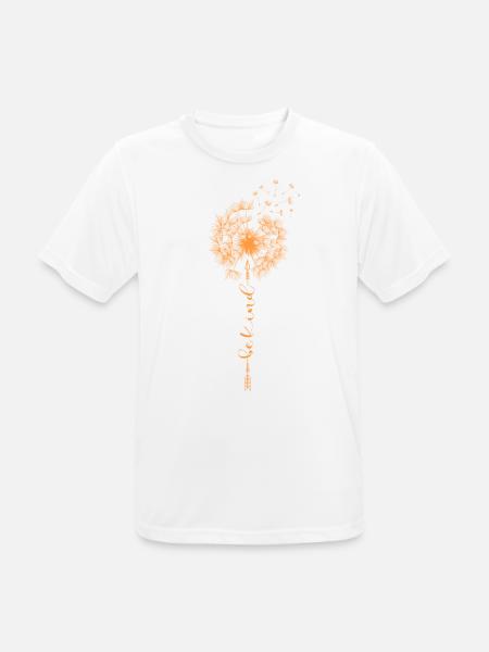 Be Kind Pusteblume Nett Höflich Löwenzahn Sommer - Männer T-Shirt atmungsaktiv - Weiß