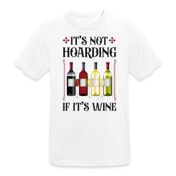 Sommelier Wine Drinking Tasting - Männer T-Shirt atmungsaktiv - Weiß - Vorne - AI Model Male 185 dark (185cm)