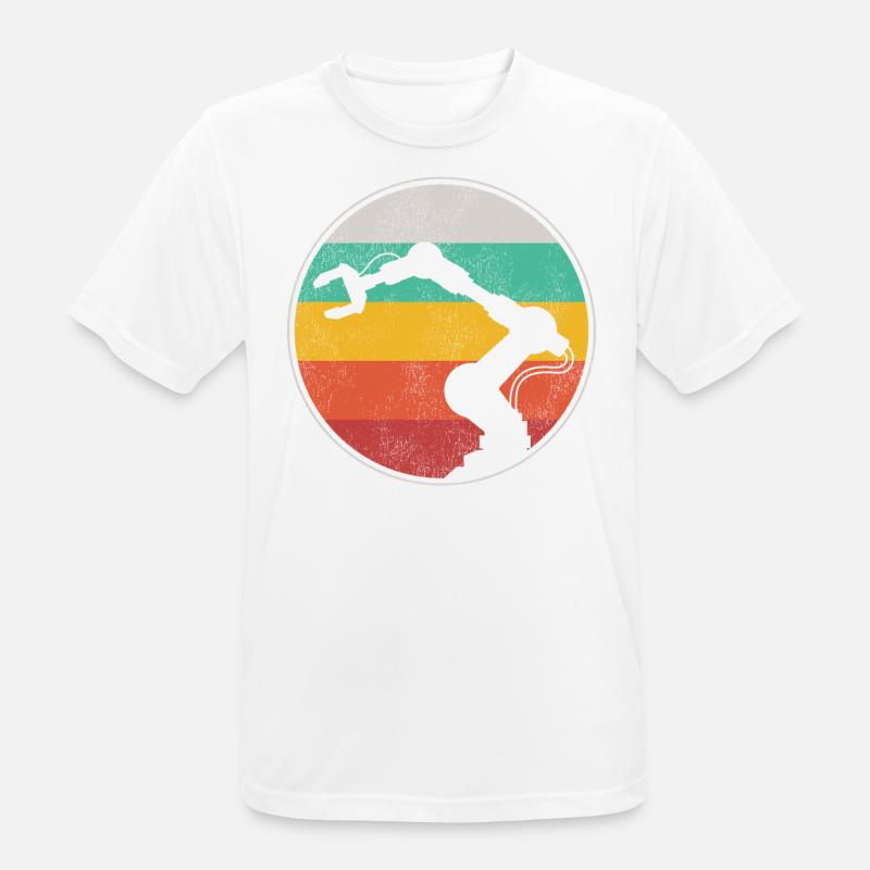 Robot Robotics Engineer Robotics - Men's Breathable T-Shirt - white