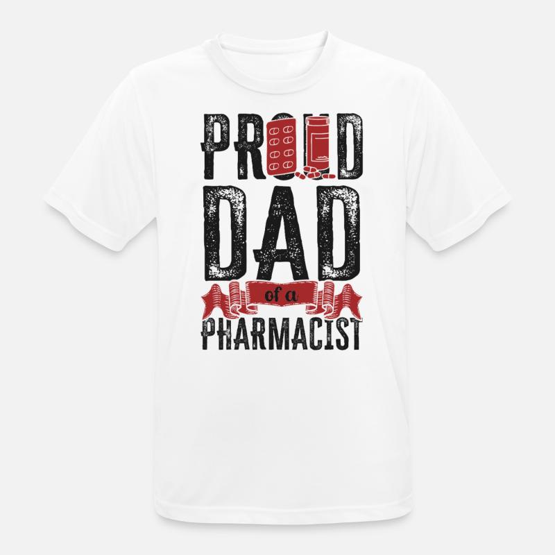 Pharmacy Tech Technician - Men's Breathable T-Shirt - white