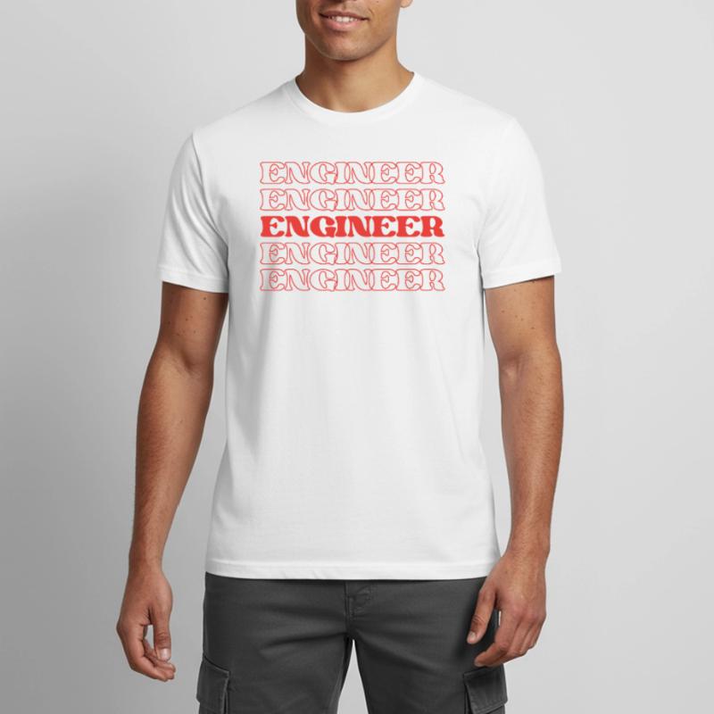 Engineer Designer Developer Technician Builder Men's Breathable T-Shirt