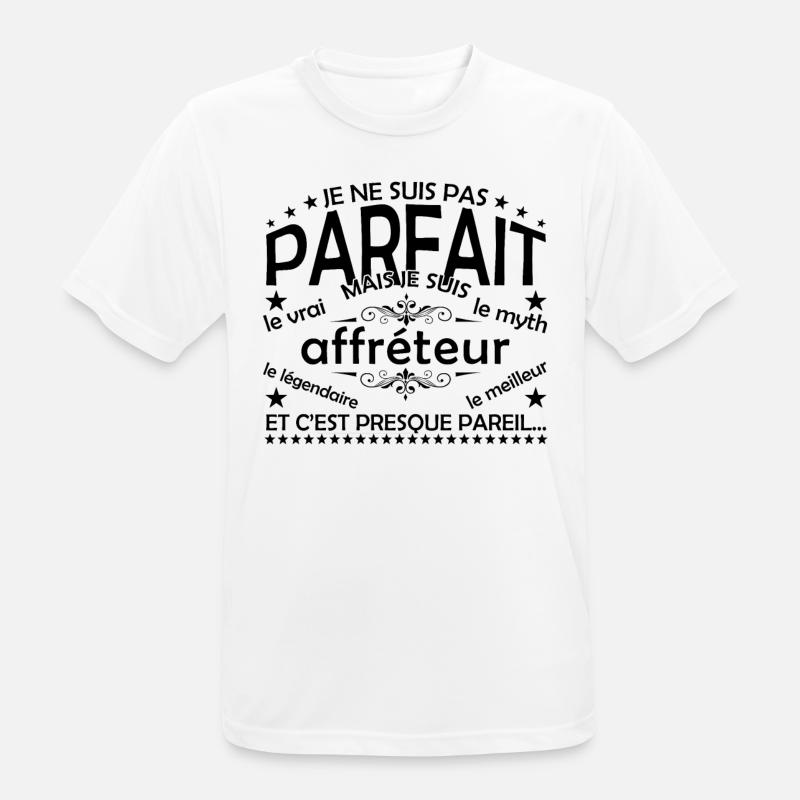 Charterer Geschenk-Charterer Der wahre Charterer - Männer T-Shirt atmungsaktiv - Weiß