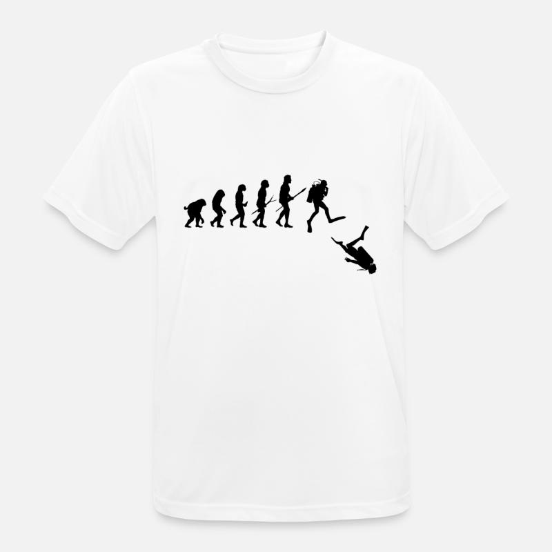 Diver evolution - Men's Breathable T-Shirt - white