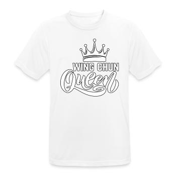 Wing Chun Queen - Men's Breathable T-Shirt - white - Front - AI Model Male 185 dark (185cm)