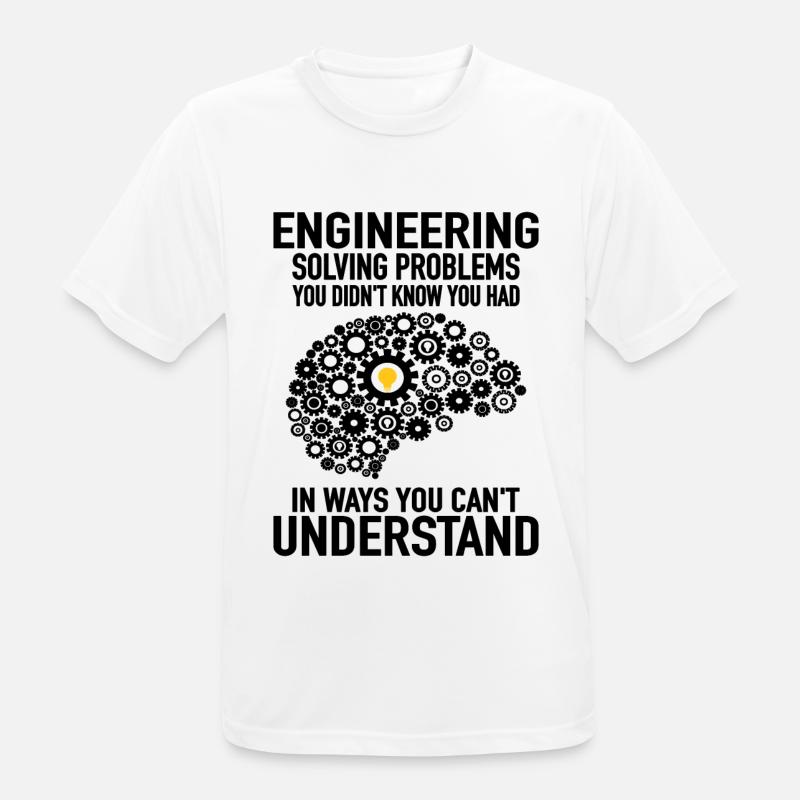Engineer Engineering Engineer Gear Technician - Men's Breathable T-Shirt - white