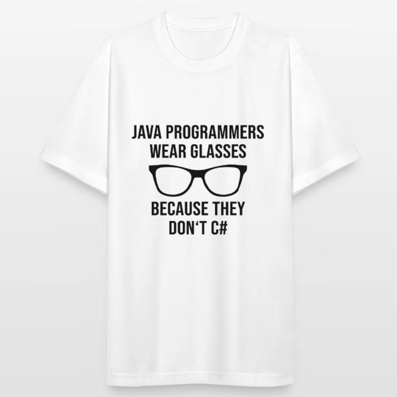 Programmeur Java Developer Glasses T-shirt respirant Homme
