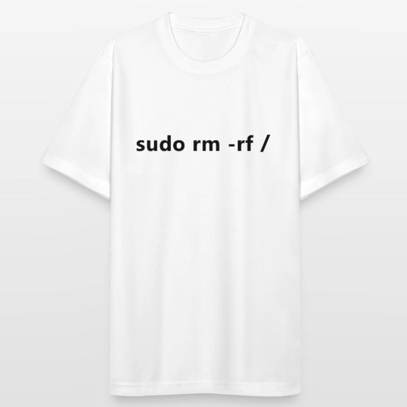 Linux Admin Programmer sudo rm rf / Men's Breathable T-Shirt