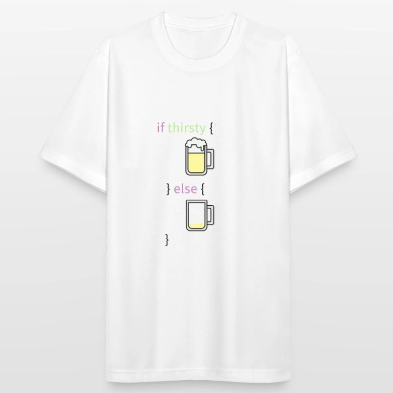 Programmeur de langage de programmation codeur de bière programmeur T-shirt respirant Homme