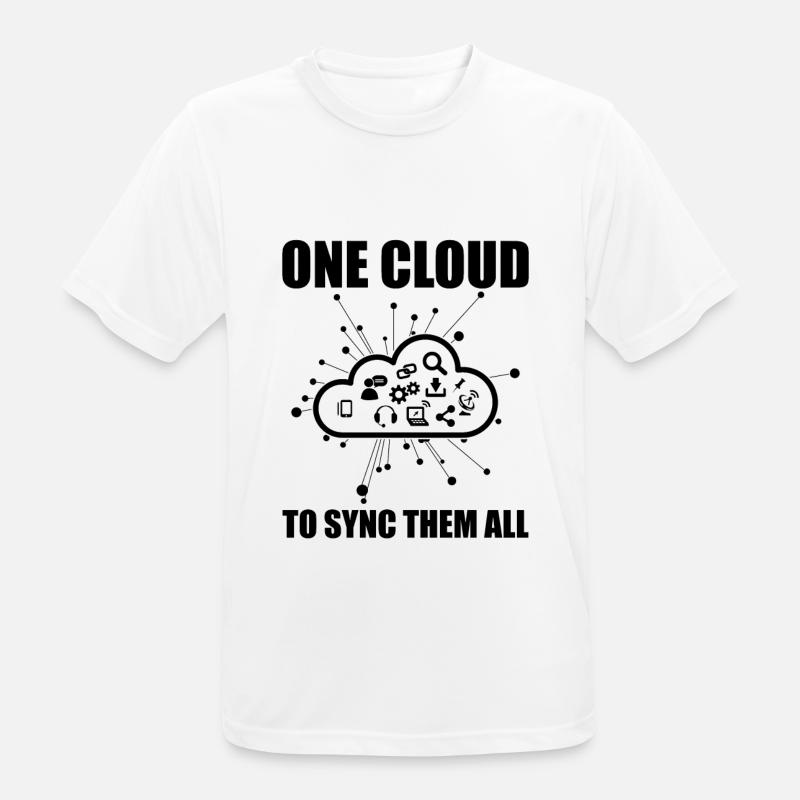 Cloud-Administrator Cloud-Devops - Männer T-Shirt atmungsaktiv - Weiß