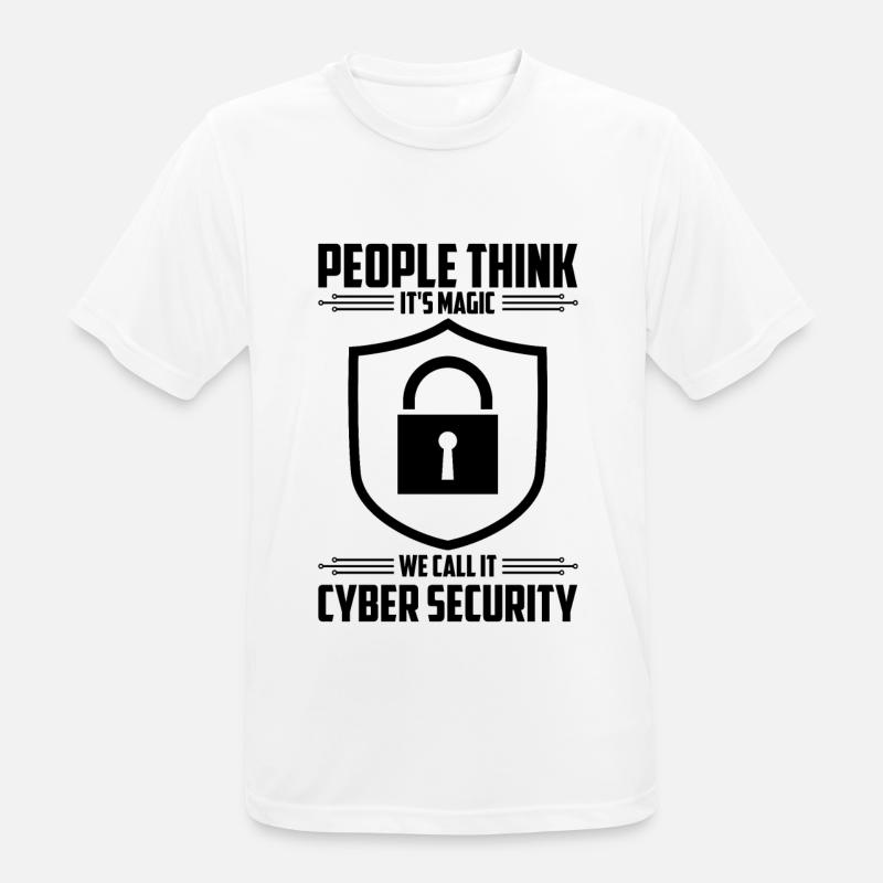 Cybersecurity Computer Security Cybersecurity - Men's Breathable T-Shirt - white