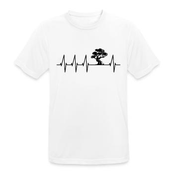 Bonsai - Männer T-Shirt atmungsaktiv - Weiß - Vorne - AI Model Male 185 dark (185cm)
