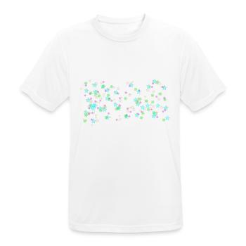 star - Men's Breathable T-Shirt - white - Front - AI Model Male 185 dark (185cm)