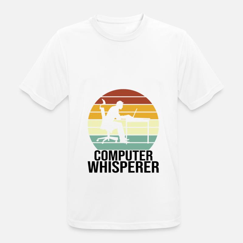 Programmierer Informatiker Informatik - Männer T-Shirt atmungsaktiv - Weiß