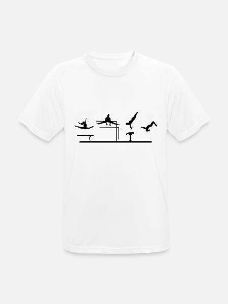 Gymnastics, Gymnast - Men's Breathable T-Shirt - white