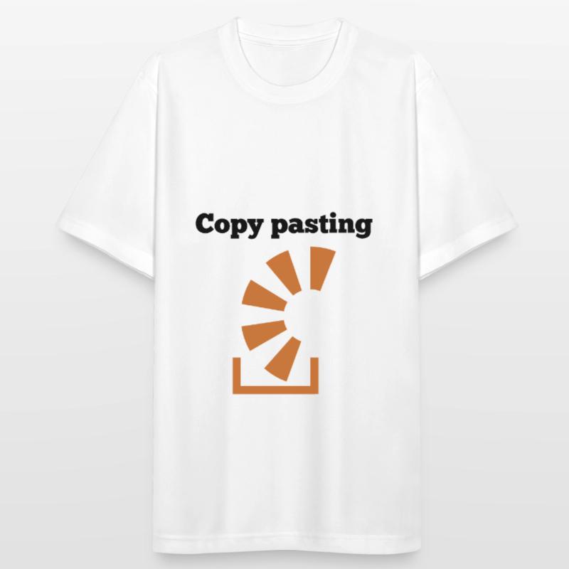 Copy Pasting Programming Coder Software Developer Männer T-Shirt atmungsaktiv