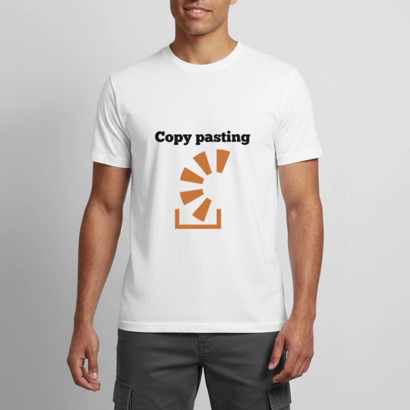 Copy Pasting Programming Coder Software Developer Männer T-Shirt atmungsaktiv