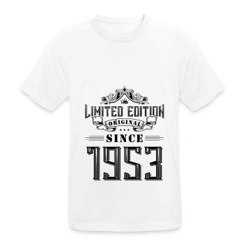 Édition limitée 1953 - T-shirt respirant Homme - blanc - Devant - AI Model Male 185 dark (185cm)