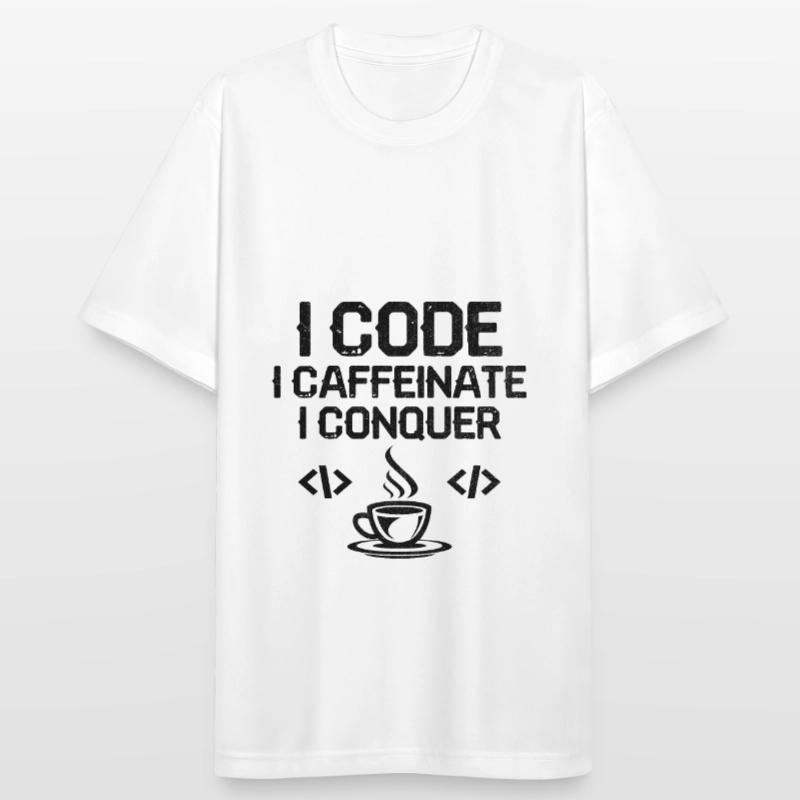 Coffee Coding Programmer Coder Developer Nerd Coff Men's Breathable T-Shirt