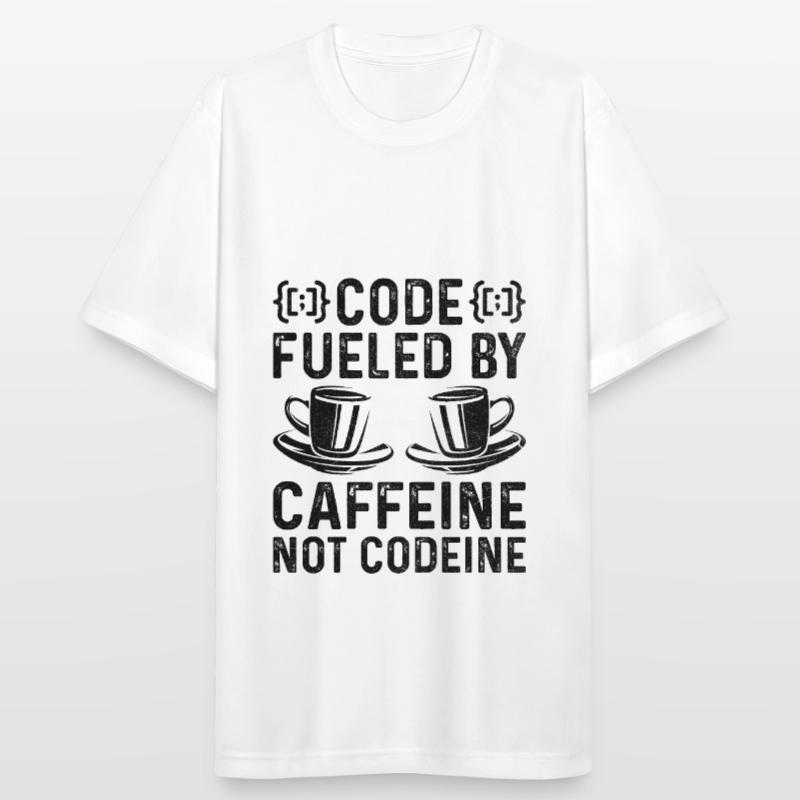 Kaffee-Codierung Programmierer Programmierer Entwickler Nerd Coff Männer T-Shirt atmungsaktiv