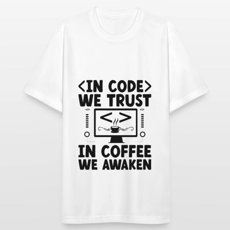 Kaffee-Codierung Programmierer Programmierer Entwickler Nerd Coff Männer T-Shirt atmungsaktiv