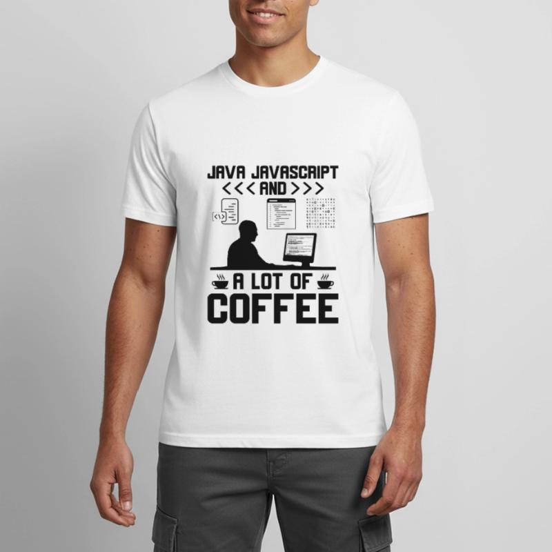Café Codage Programmeur Codeur Développeur Nerd Coff T-shirt respirant Homme