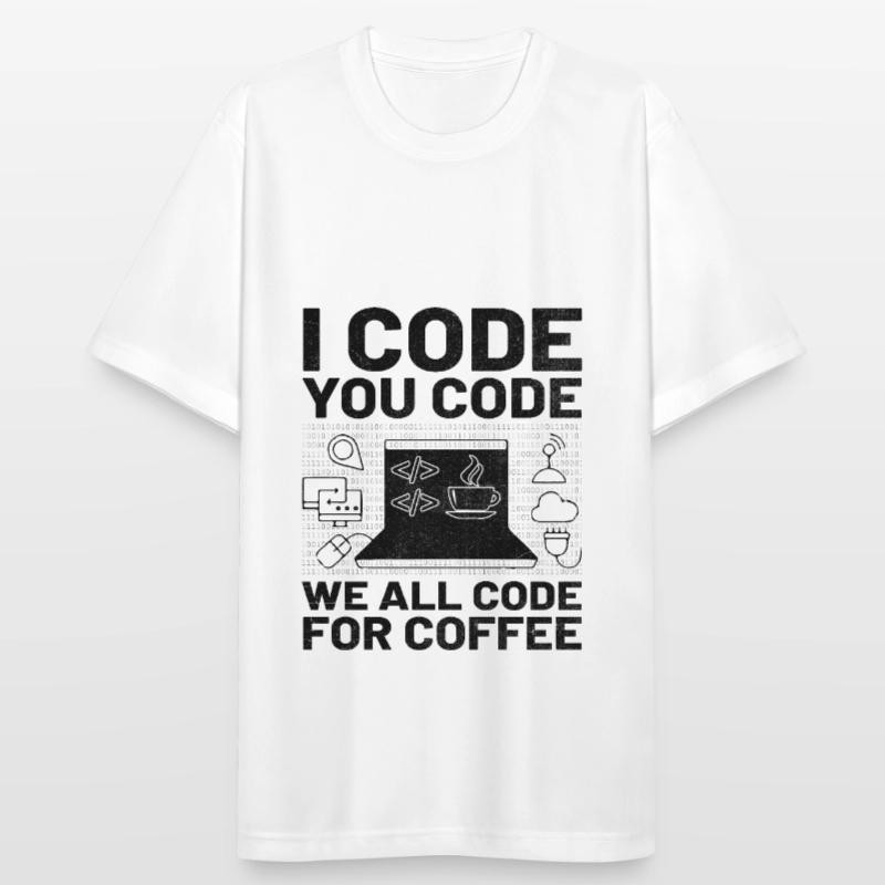 Coffee Coding Programmer Coder Developer Nerd Coff Men's Breathable T-Shirt