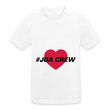 Jga Crew Junggesellinnenabschied - Männer T-Shirt atmungsaktiv - Weiß - Vorne - AI Model Male 185 dark (185cm)