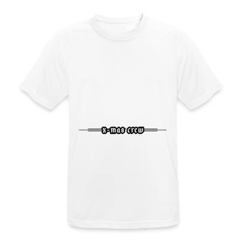 L’équipe de Noël de l’équipe X Mas - T-shirt respirant Homme - blanc - Devant - AI Model Male 185 dark (185cm)