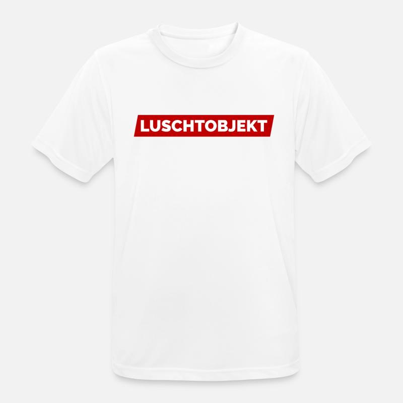 Ich Bin Ein Luschtobjekt - Lustobjekt der Begierde - Männer T-Shirt atmungsaktiv - Weiß