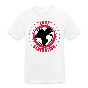 Last generation | Colors changeable - Men's Breathable T-Shirt - white - Front - AI Model Male 185 dark (185cm)