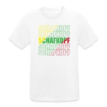 Schafkopf Kartenspiel Spielkarte Hobby - Männer T-Shirt atmungsaktiv - Weiß - Vorne - AI Model Male 185 dark (185cm)