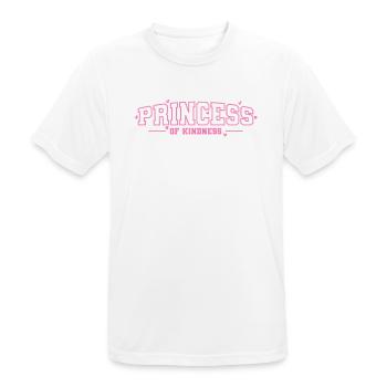 Princesse de la gentillesse mignonne fille mignonne - T-shirt respirant Homme - blanc - Devant - AI Model Male 185 dark (185cm)