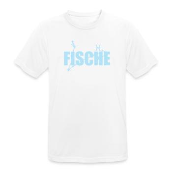 Pisces Zodiac sign Pisces constellation - Men's Breathable T-Shirt - white - Front - AI Model Male 185 dark (185cm)