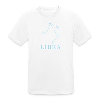 Star constellation Zodiac sign Libra - Men's Breathable T-Shirt - white - Front - AI Model Male 185 dark (185cm)